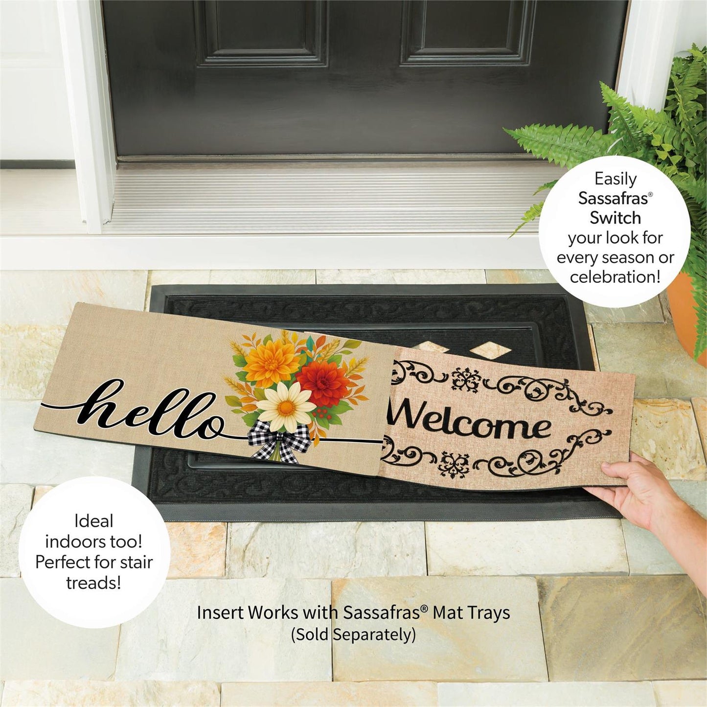 Sassafras Mat - Hello Bow Fall Florals