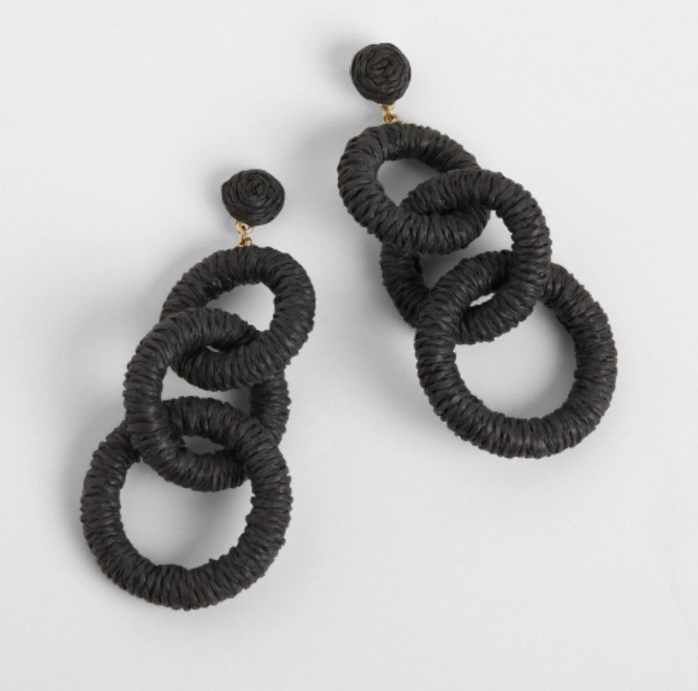 Sloane Earrings - Black