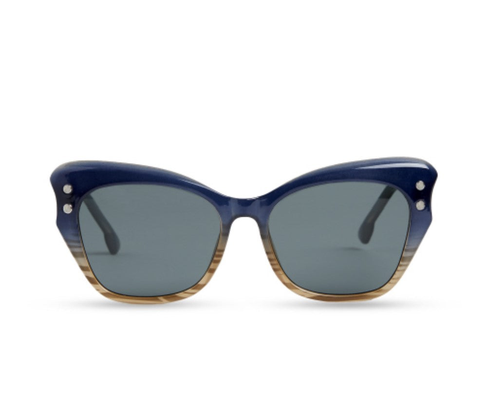 Fiona Quinn Sunglasses - Denim/Tan