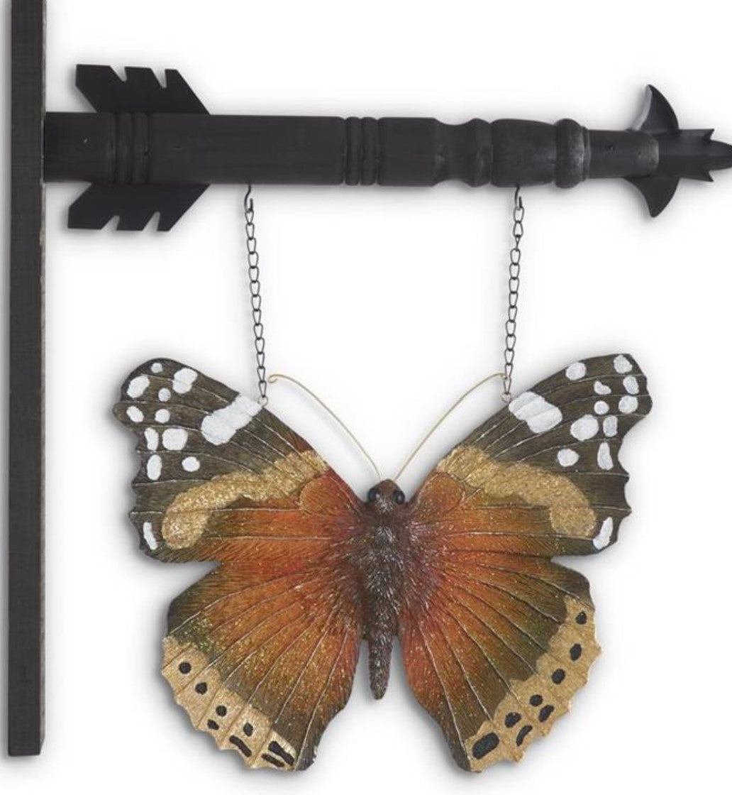 10" Black and Orange Butterfly Arrow Replacement