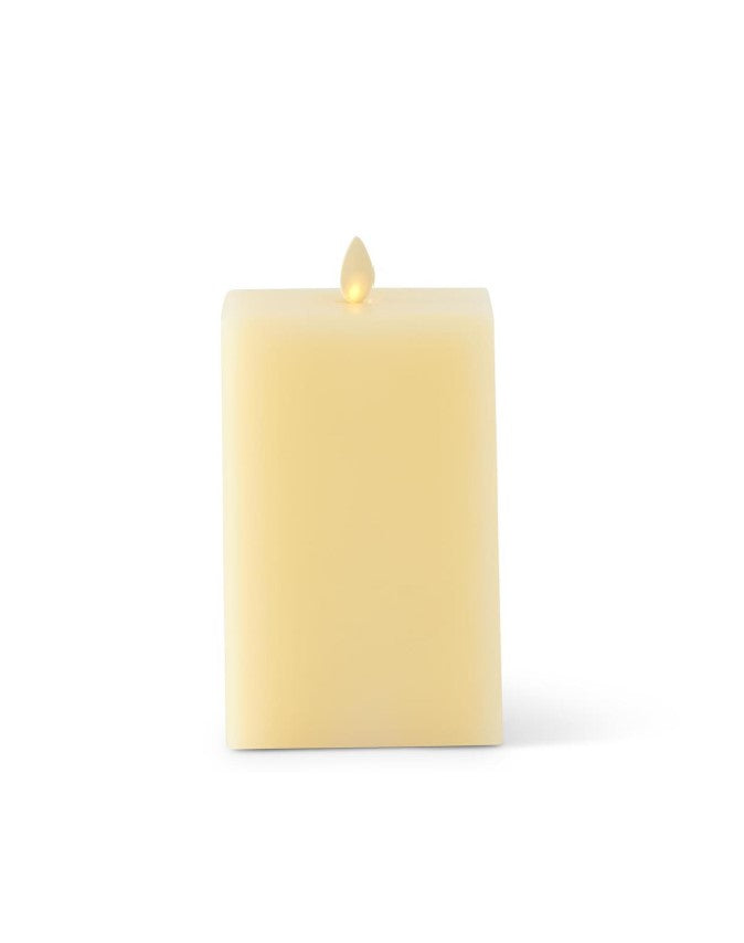4x7.5" Ivory Square Luminara Candle