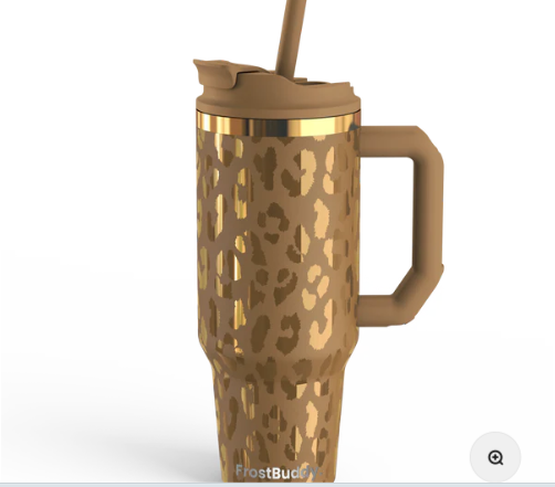 Thicc Buddy 40oz - Copper Leopard