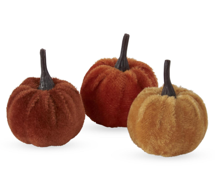 24pc Craft Bag of Mini Brown Orange & Yellow Pumpkin