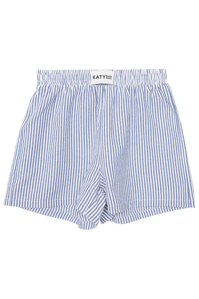 Navy Striped Boxer Shorts