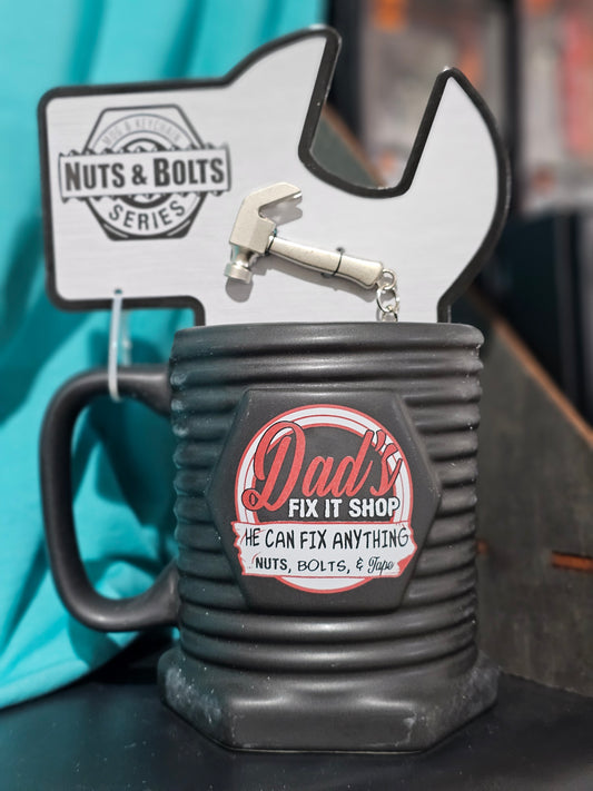 Nuts & Bolts Mug - Fix it Shop