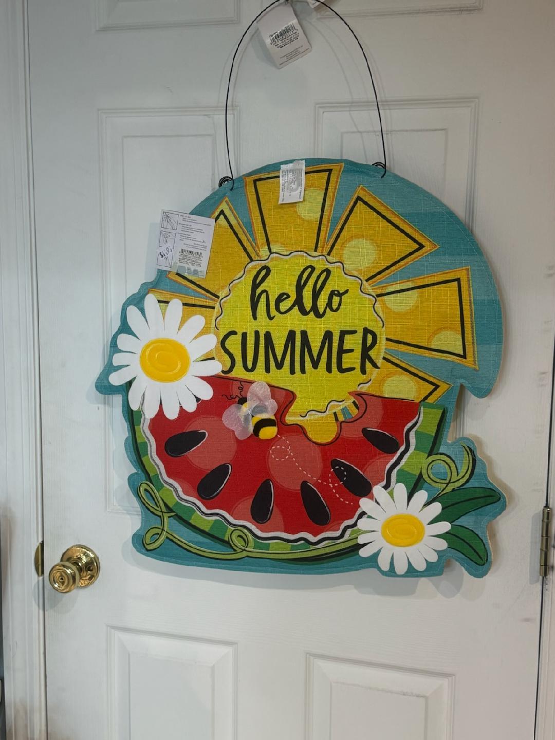 Estate Door Decor - Hello Spring/Hello S