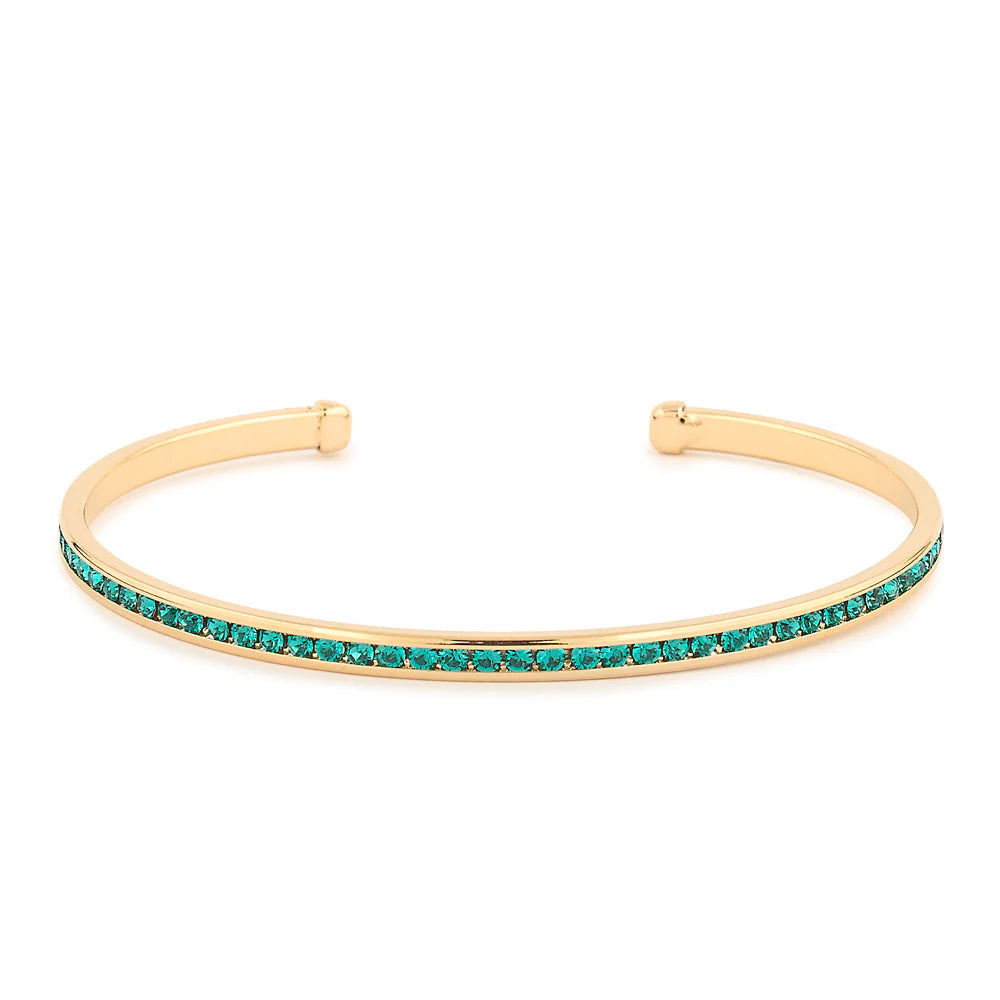 Maya J Birthstone Cuff Gold