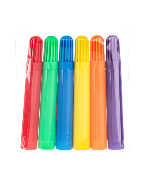 6" Police Car Coloring Kit