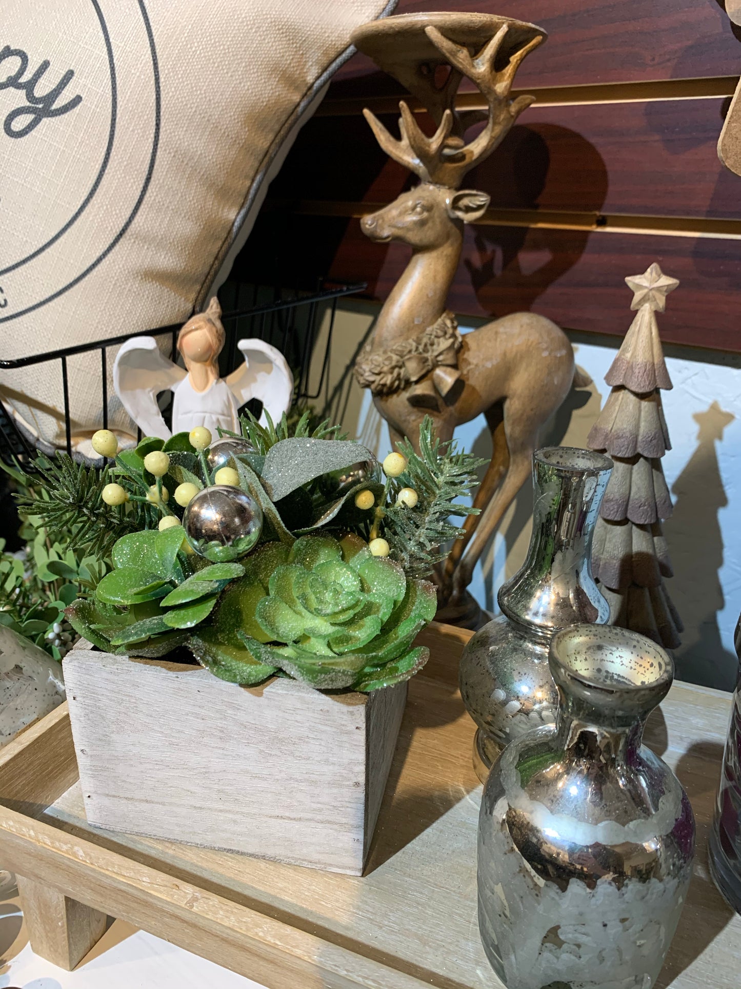 Large Deer Candle Holder
