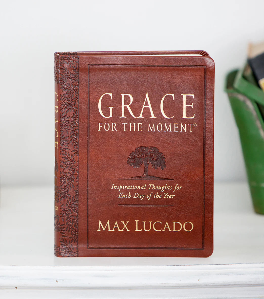 Grace for the Moment Leather Cover