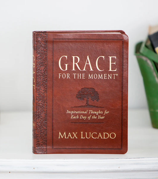 Grace for the Moment Leather Cover