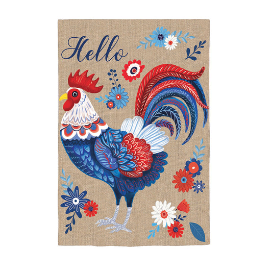 House Flag - RWB Rooster
