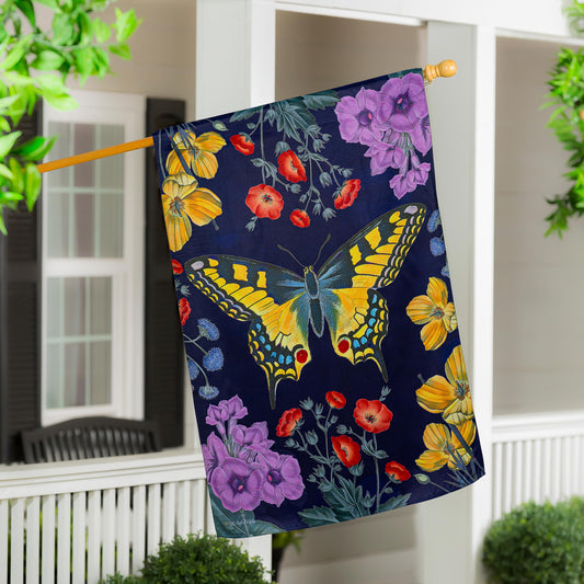 House Flag - Butterfly Suede