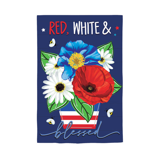 House Flag - Red, White, & Blessed