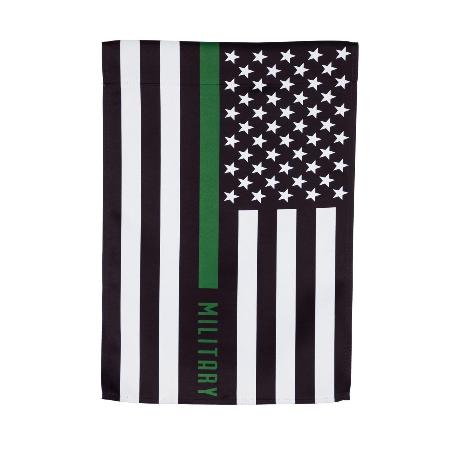 Garden Flag - Military Thin Green Line Suede