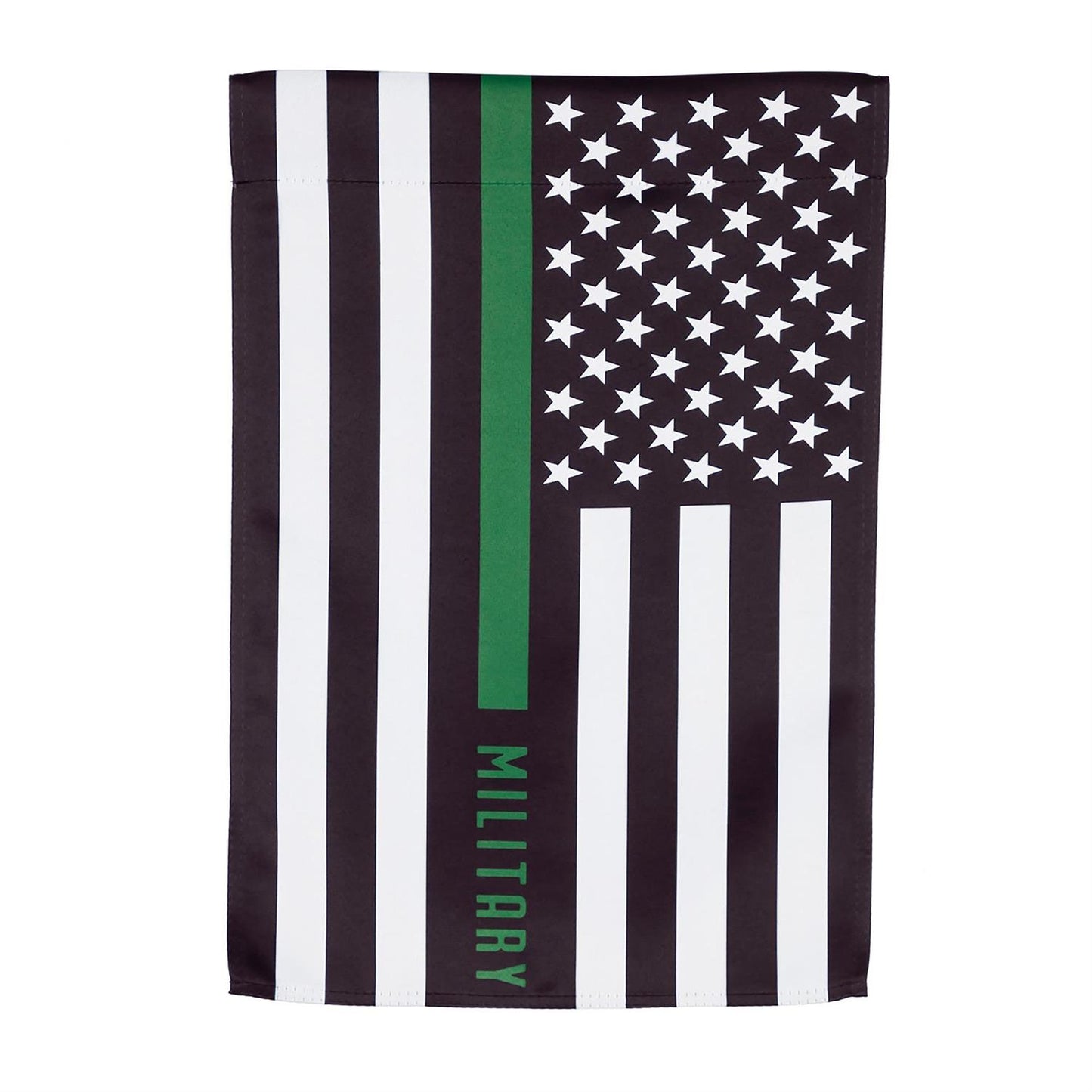 Garden Flag - Military Thin Green Line Suede