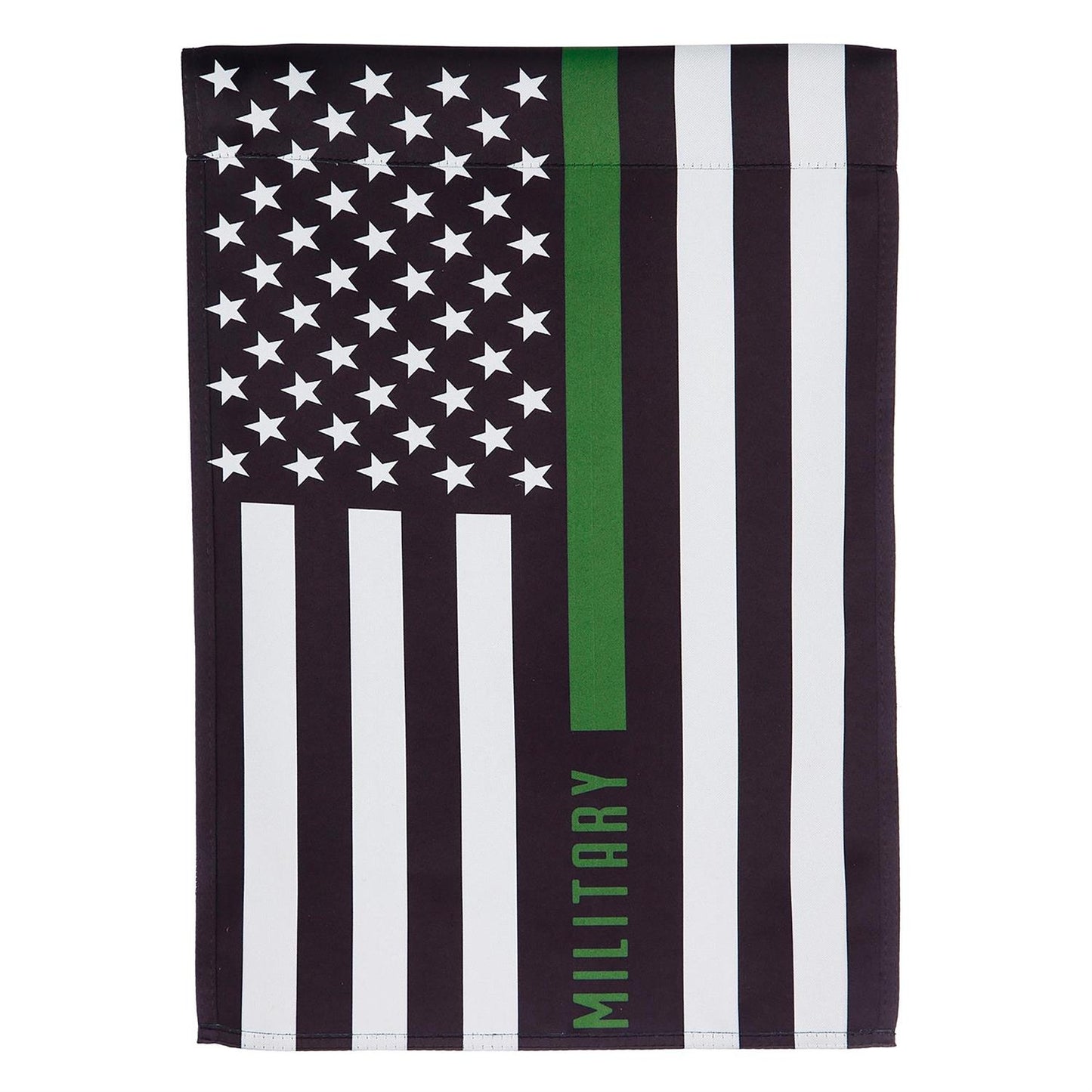Garden Flag - Military Thin Green Line Suede
