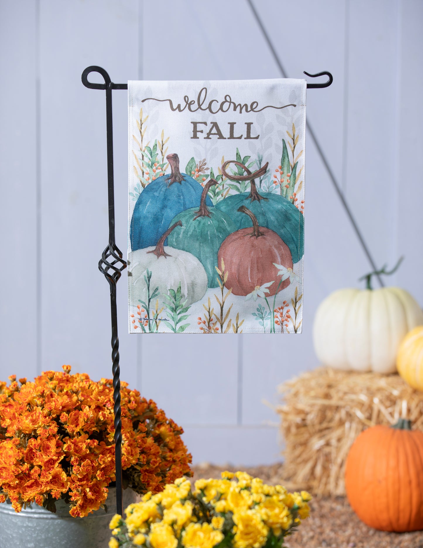 Garden Flag - Welcome Fall Pumpkins