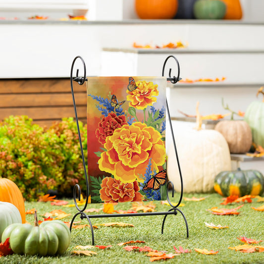 Garden Flag - Mariposa Melody Burlap