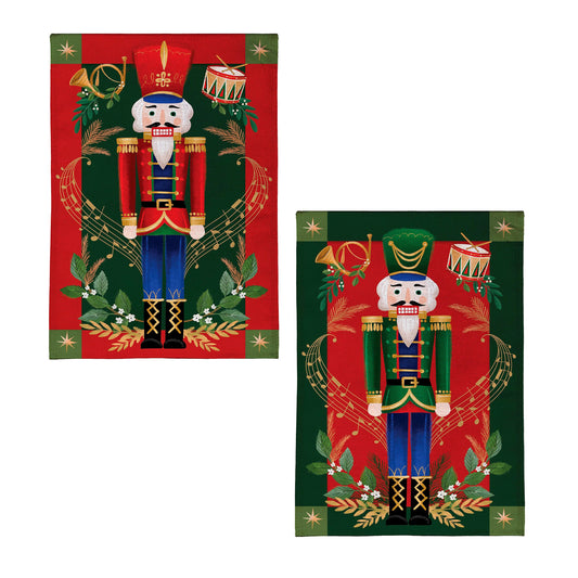 Garden Flag - Joyful Traditions Double Sided Burla