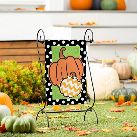 Garden Flag - Sassy Pumpkins Burlap