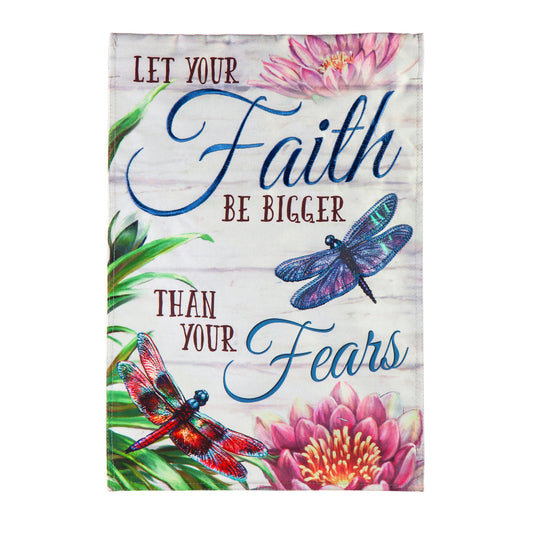 Faith Be Bigger than Fear Garden Flag