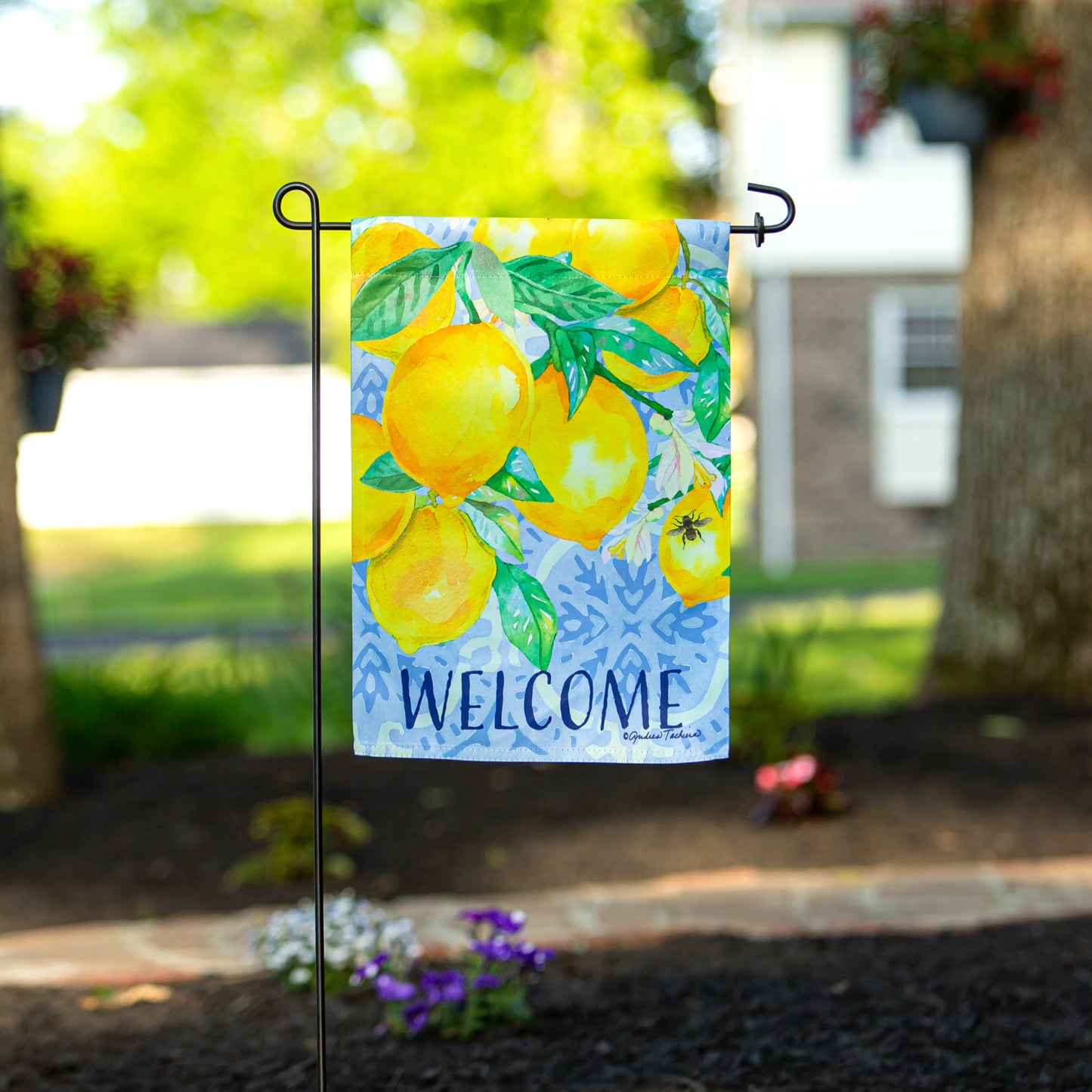 Grdn Flag - Lemon Tree