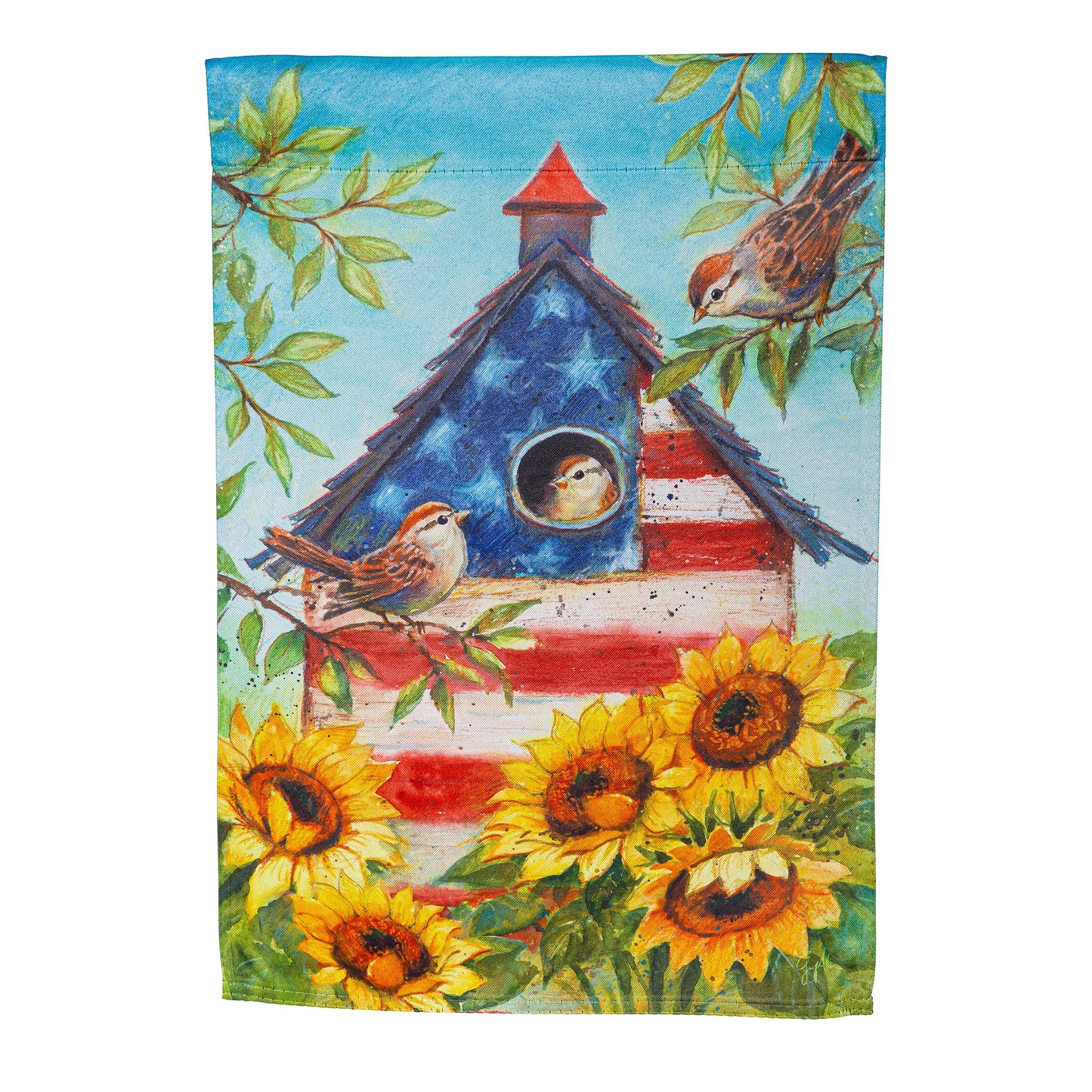 Garden Flag - Stars & Sparrows