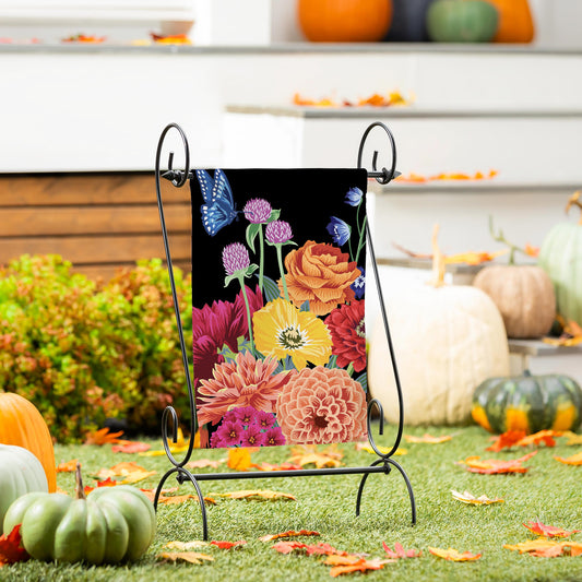 Garden Flag - Dark French Tapestry Suede