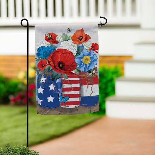 Garden Flag - RWB Jars
