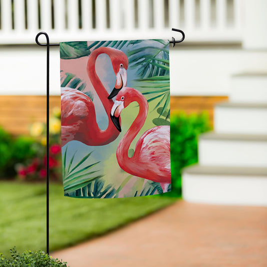Garden Flag - Flamingle