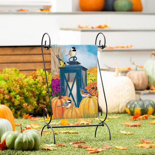 Garden Flag - Harvest Lantern Suede