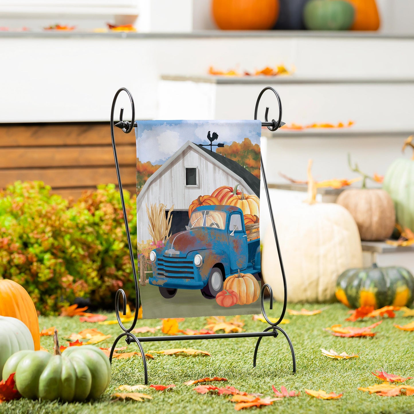 Garden Flag - Barns & Harvest Suede