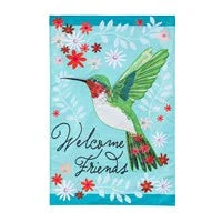House Flag - Hummingbird Welcome