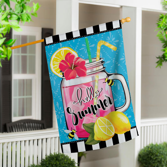 House Flag - Pink Lemonade