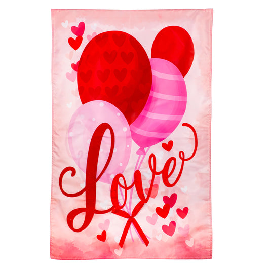 House Flag - Valentine Love Balloon