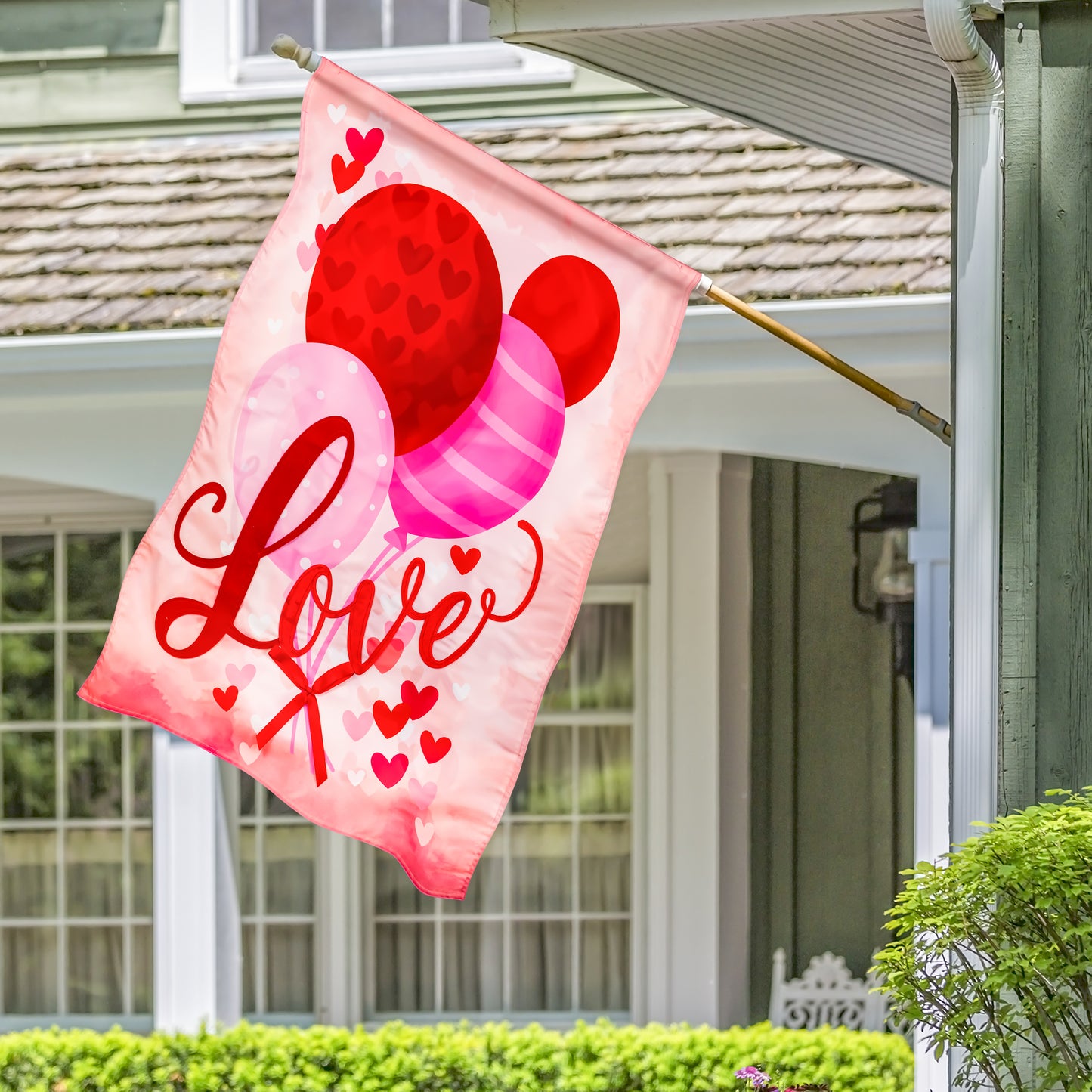 House Flag - Valentine Love Balloon