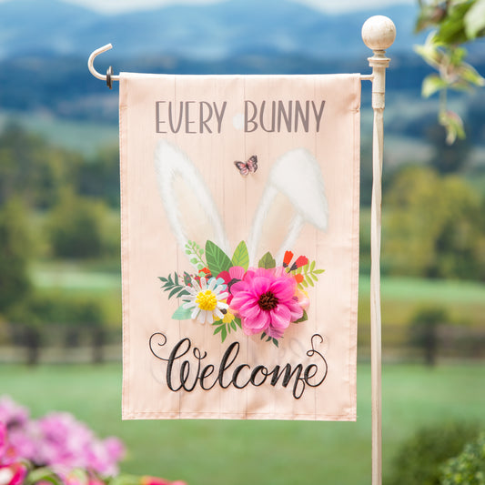 Garden Flag - Every Bunny Welcome