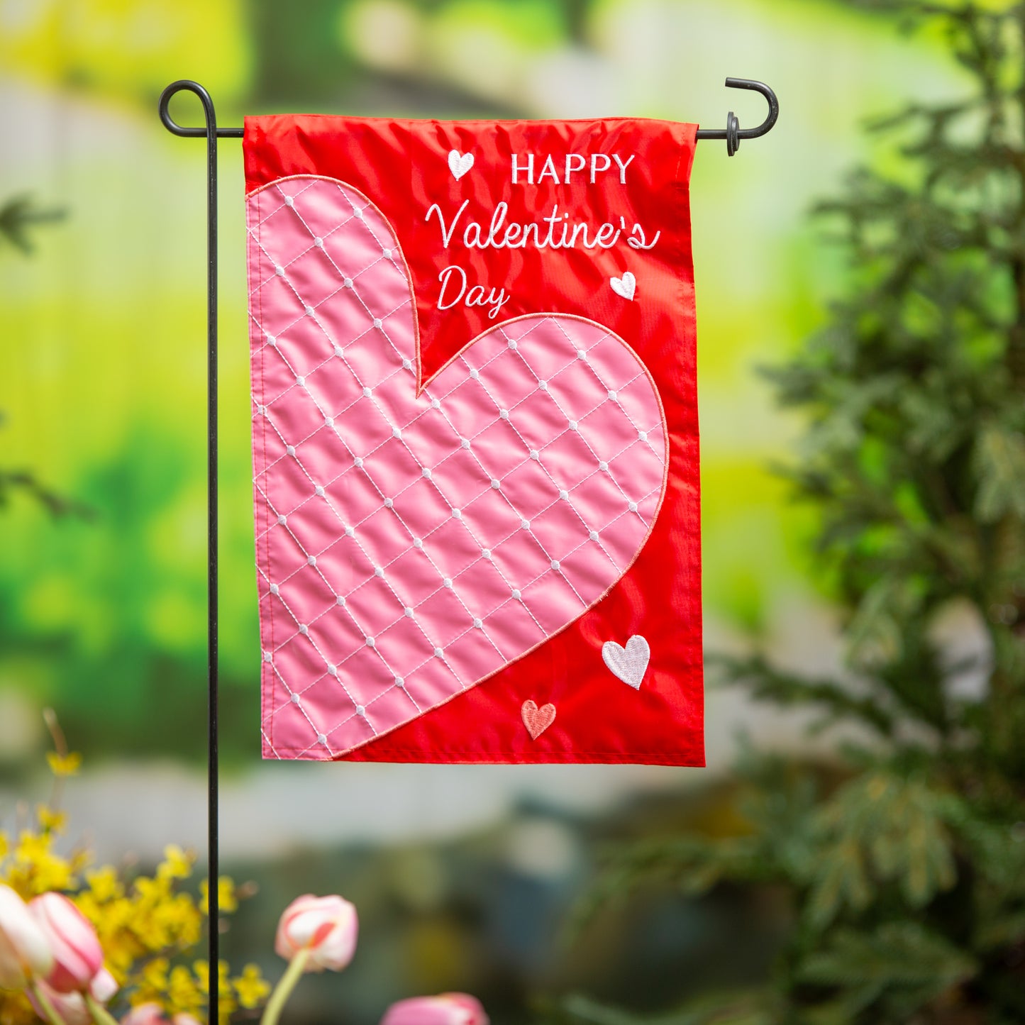 Garden Flag - Happy Valentines Day