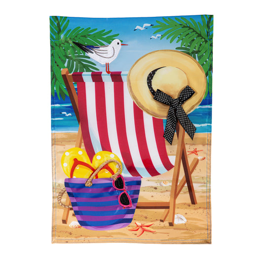 Garden Flag - Beach Chair