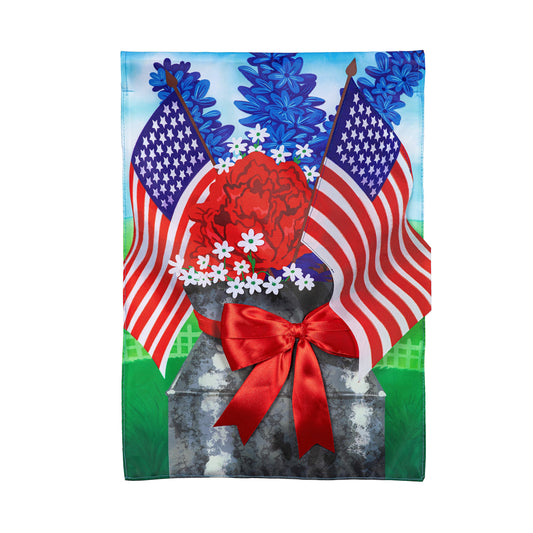 Garden Flag - Patriotic Bouquet