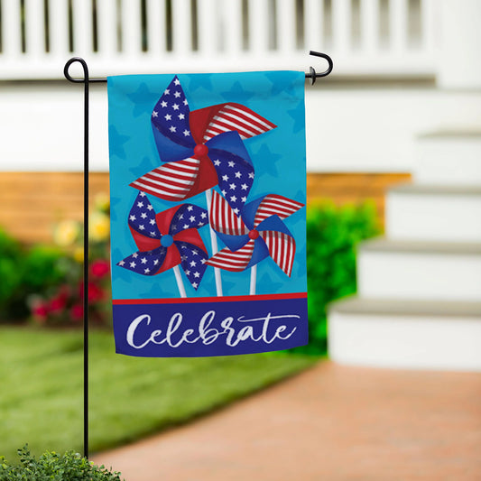 Garden Flag - Celebrate Pinwheel