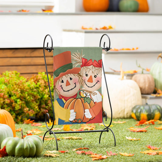 Garden Flag - Couple of Scarecrows