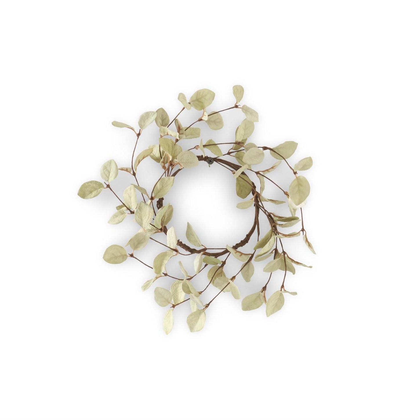 4.5" Light Green Eucalyptus Candle Ring