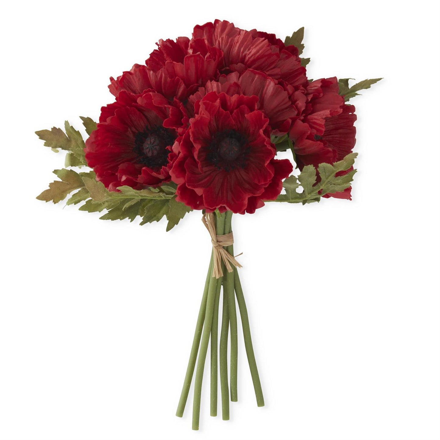 12.5" Red Real Touch Poppy Bundle