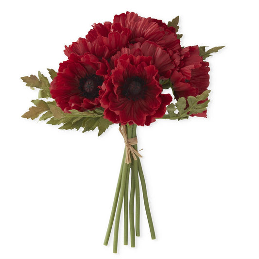 12.5" Red Real Touch Poppy Bundle