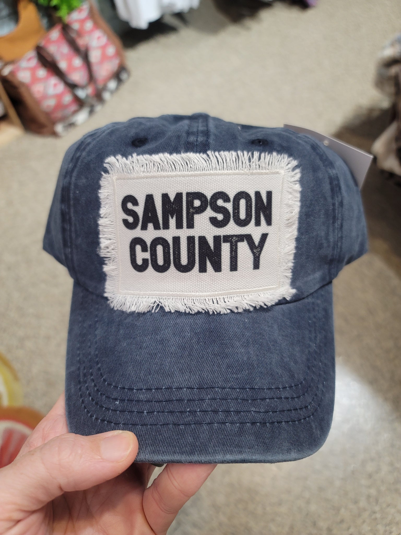 Navy Hometown Girl Sampson County Hat