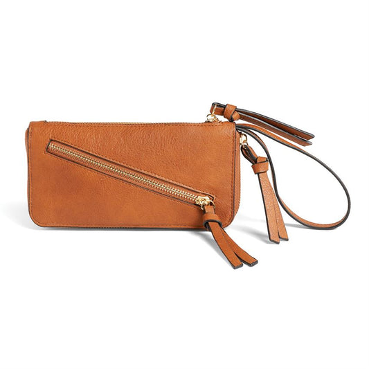 Eternity Wallet Organizer Wristlet - Cognac