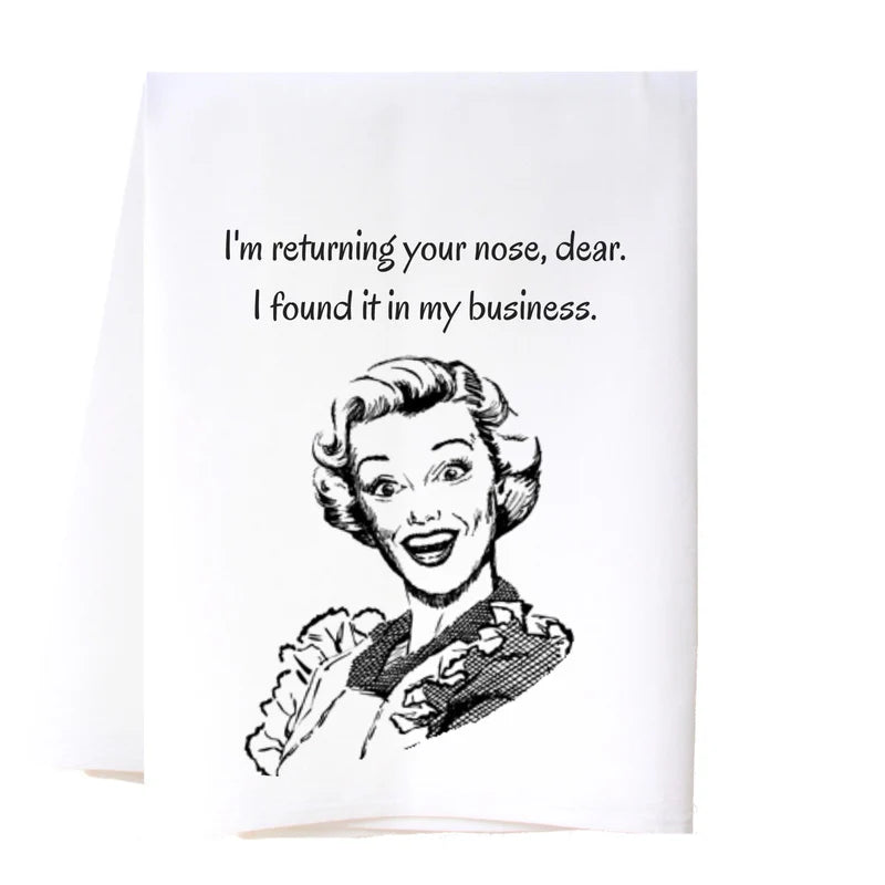 Tea Towel - In My Business