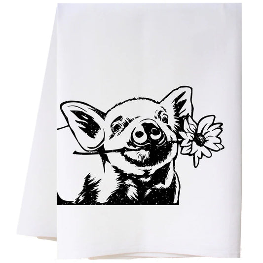 Tea Towels - Curious Pig